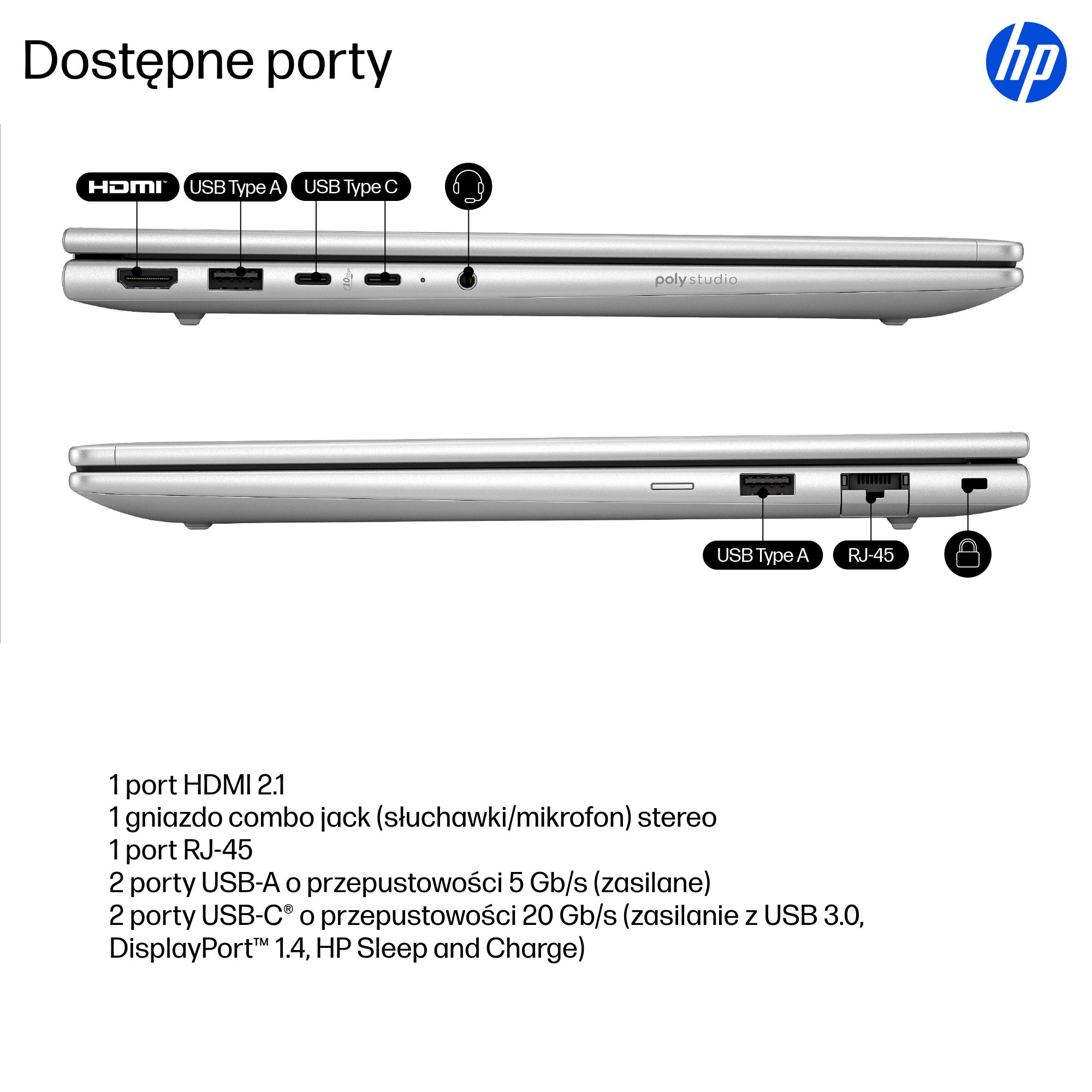 HP ProBook 4 G1i 14" WUXGA - Intel Core Ultra 5 - obrazek 4