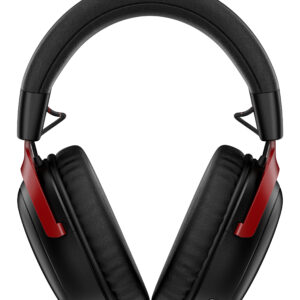 HyperX Cloud III Wireless – Bezprzewodowy zestaw słuchawkowy do gier (czarno-czerwony)