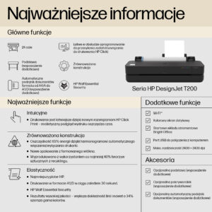 HP DesignJet T250 24-calowa, wersja 2025