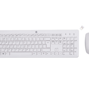 HP 230 Wireless Mouse and Keyboard Combo - Biały zestaw