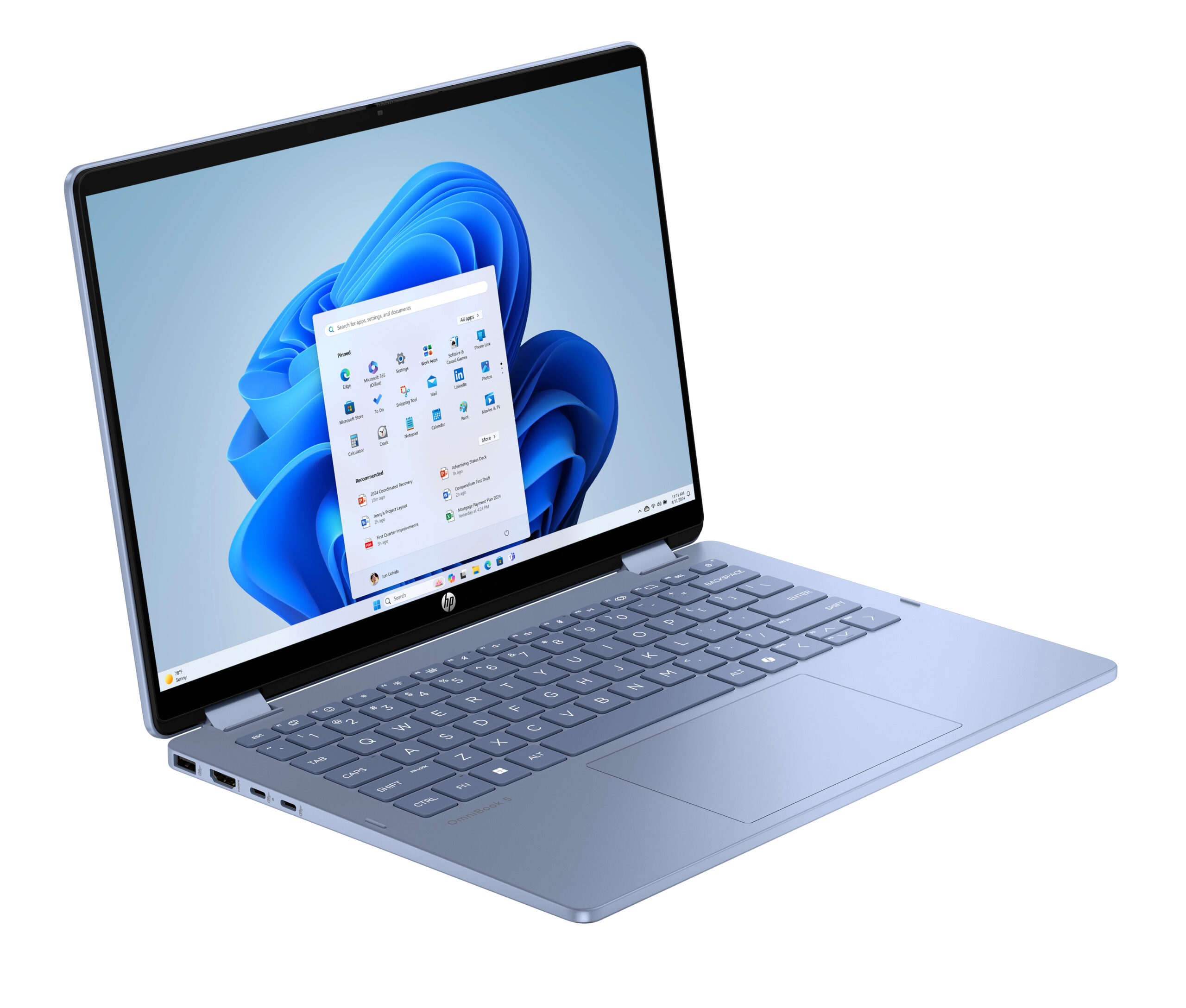 HP OmniBook 5 Flip - Core 7 150U | 14" OLED 2K Dotyk - obrazek 2
