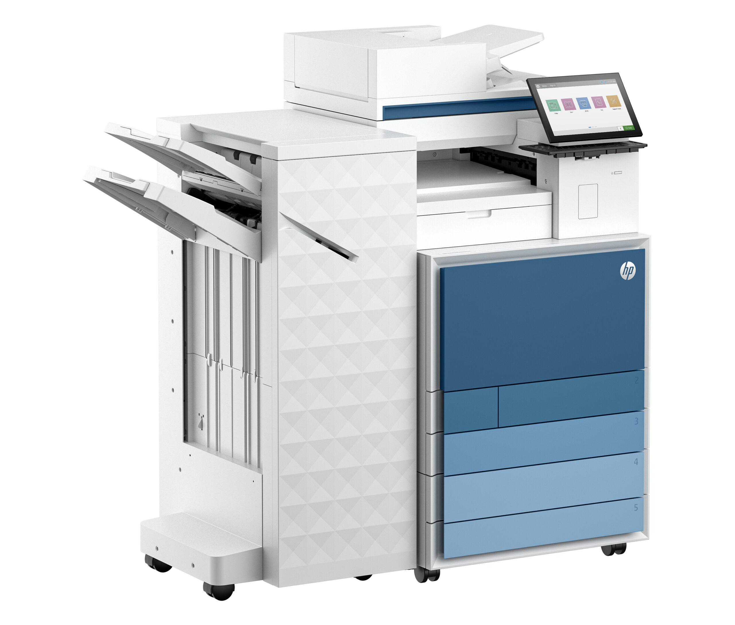 HP Color Laserjet Ent Flw MFP 8801z+ A3 70S. Col MF Fax Netzwerk Laser 1200 x 1200 DPI 60 stron/min Wi-Fi - obrazek 2