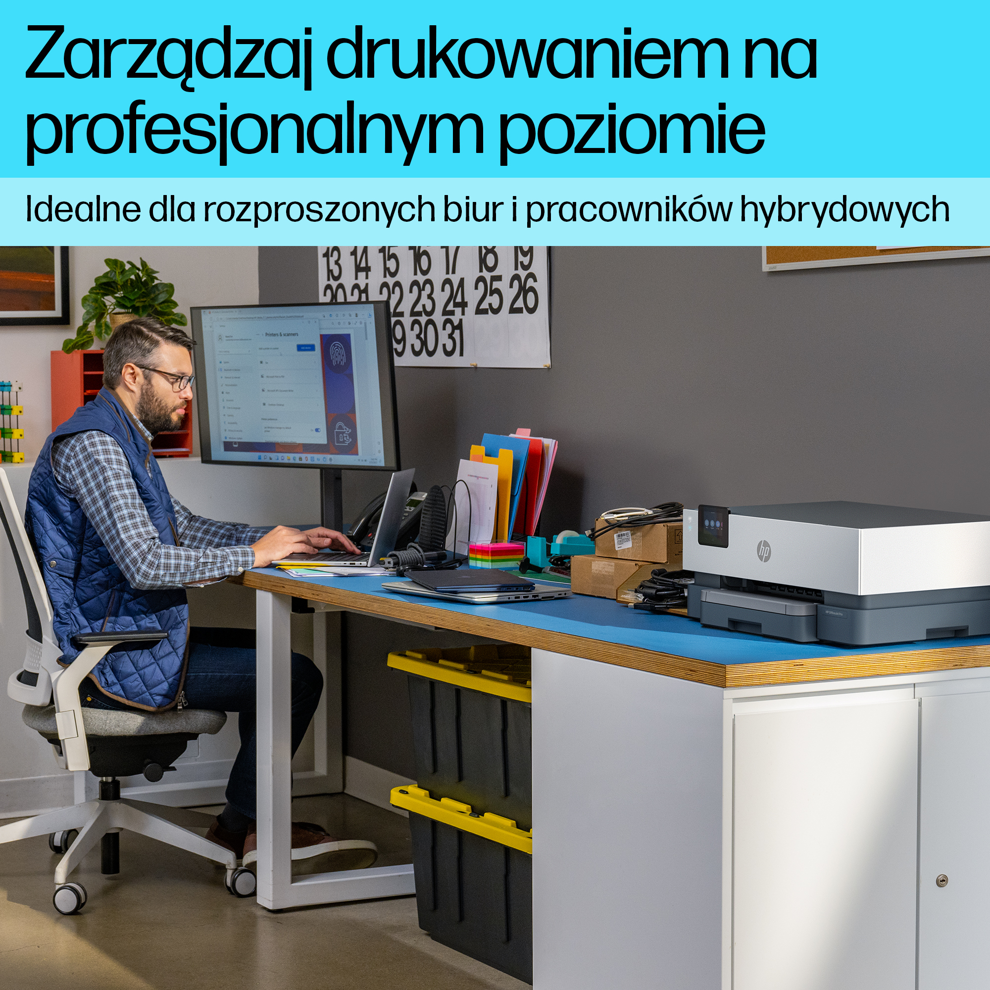 HP OfficeJet Pro 9110b (5A0S3B#629) - Kolorowa drukarka atramentowa - obrazek 4