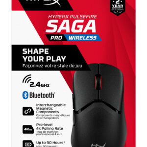 HP HyperX Pulsefire Saga Pro Wireless Gaming Mouse