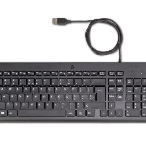 Klawiatura HP 150 Wired Keyboard przewodowa czarna 664R5AA