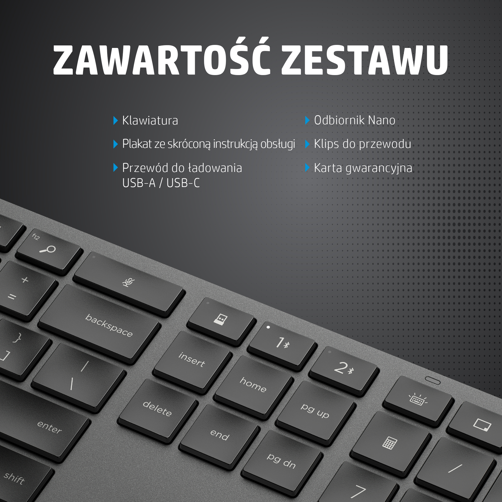HP Klawiatura bezprzewodowa 975 Dual-Mode - obrazek 4