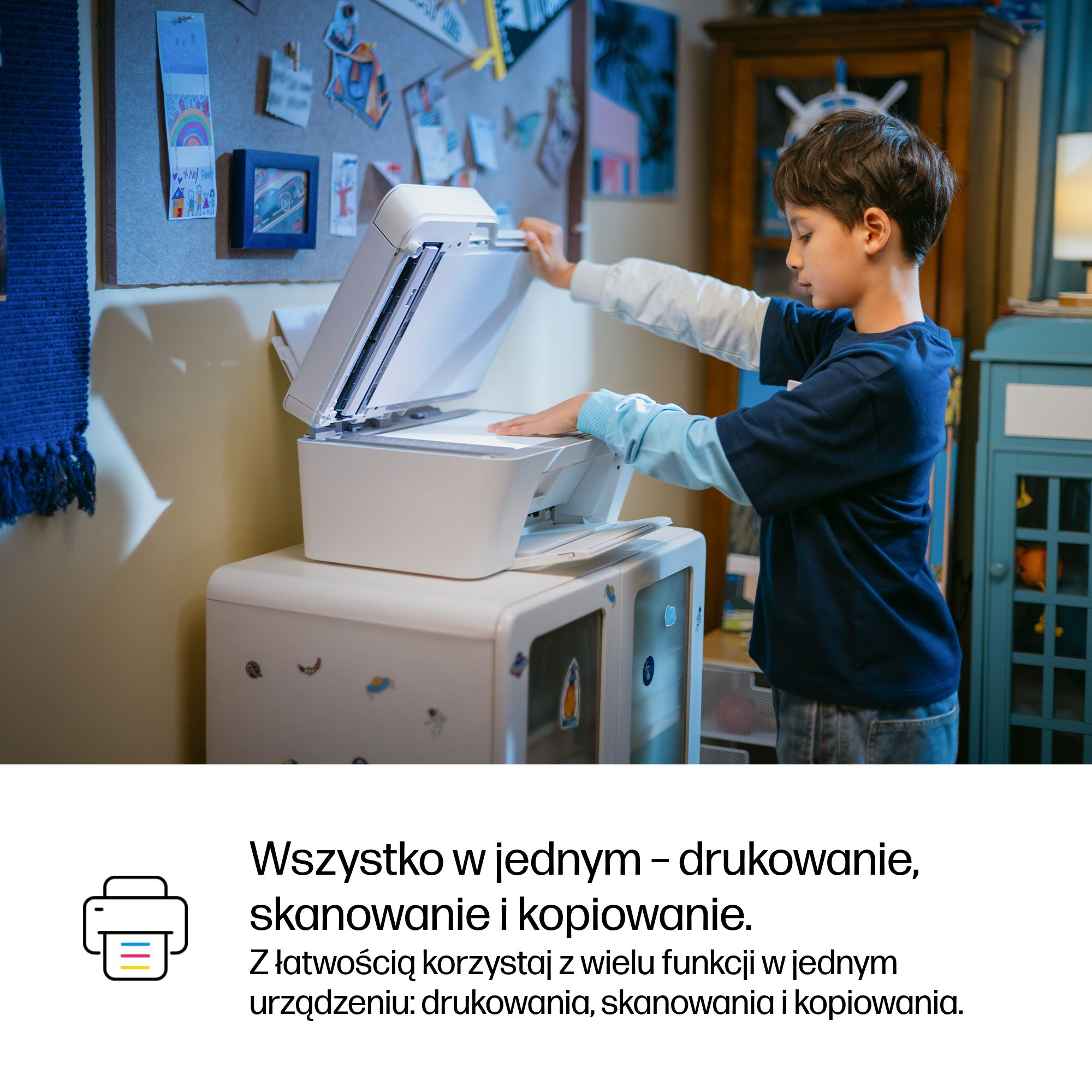 HP DeskJet 4322 All-in-One (A24HNB) - Drukarka Wielofunkcyjna - obrazek 3