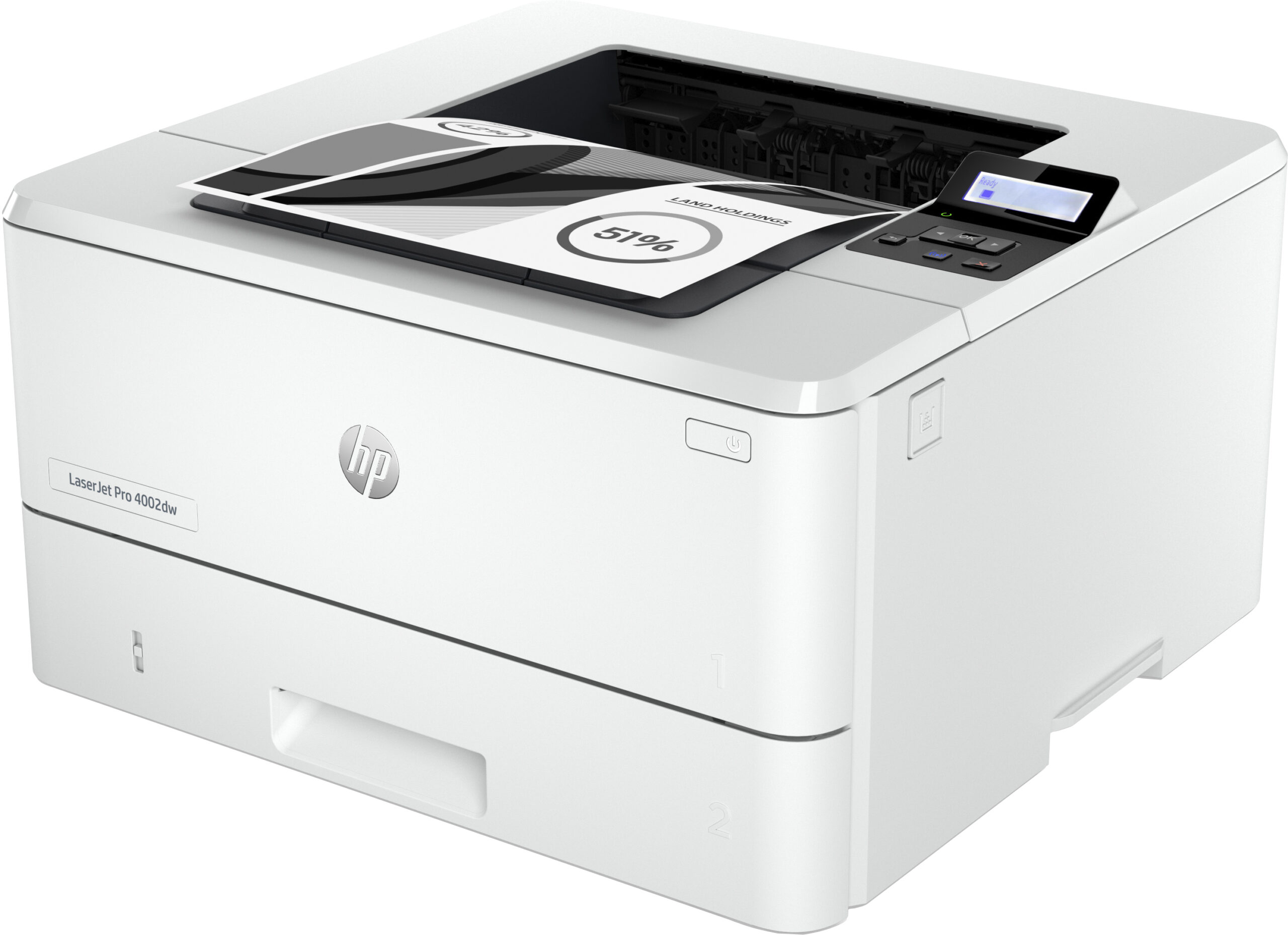 HP LaserJet Pro 4002dw (2Z606F) - Monochromatyczna drukarka laserowa - obrazek 2