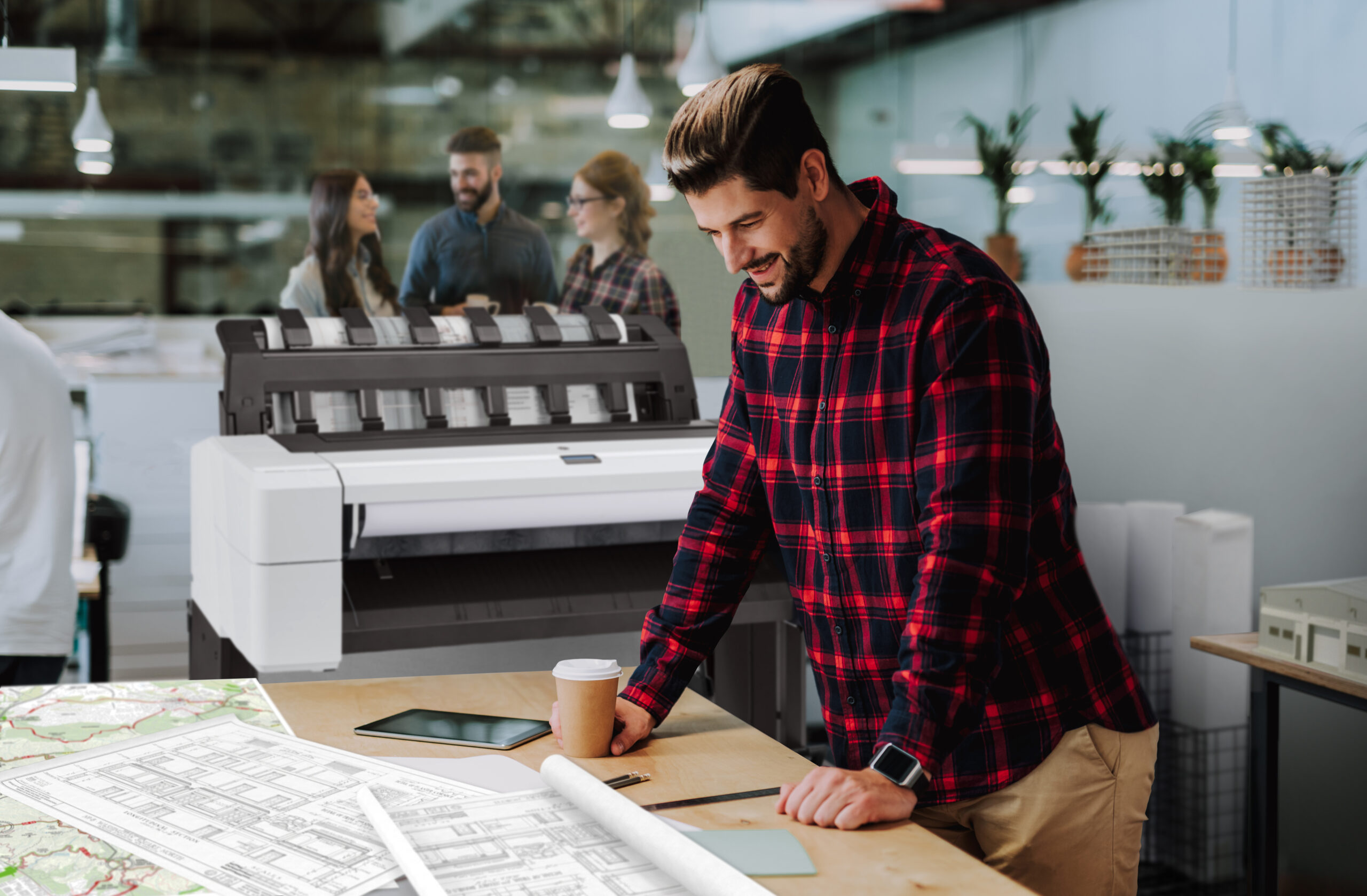 HP Designjet 36-calowa drukarka PostScript T1600 - obrazek 4