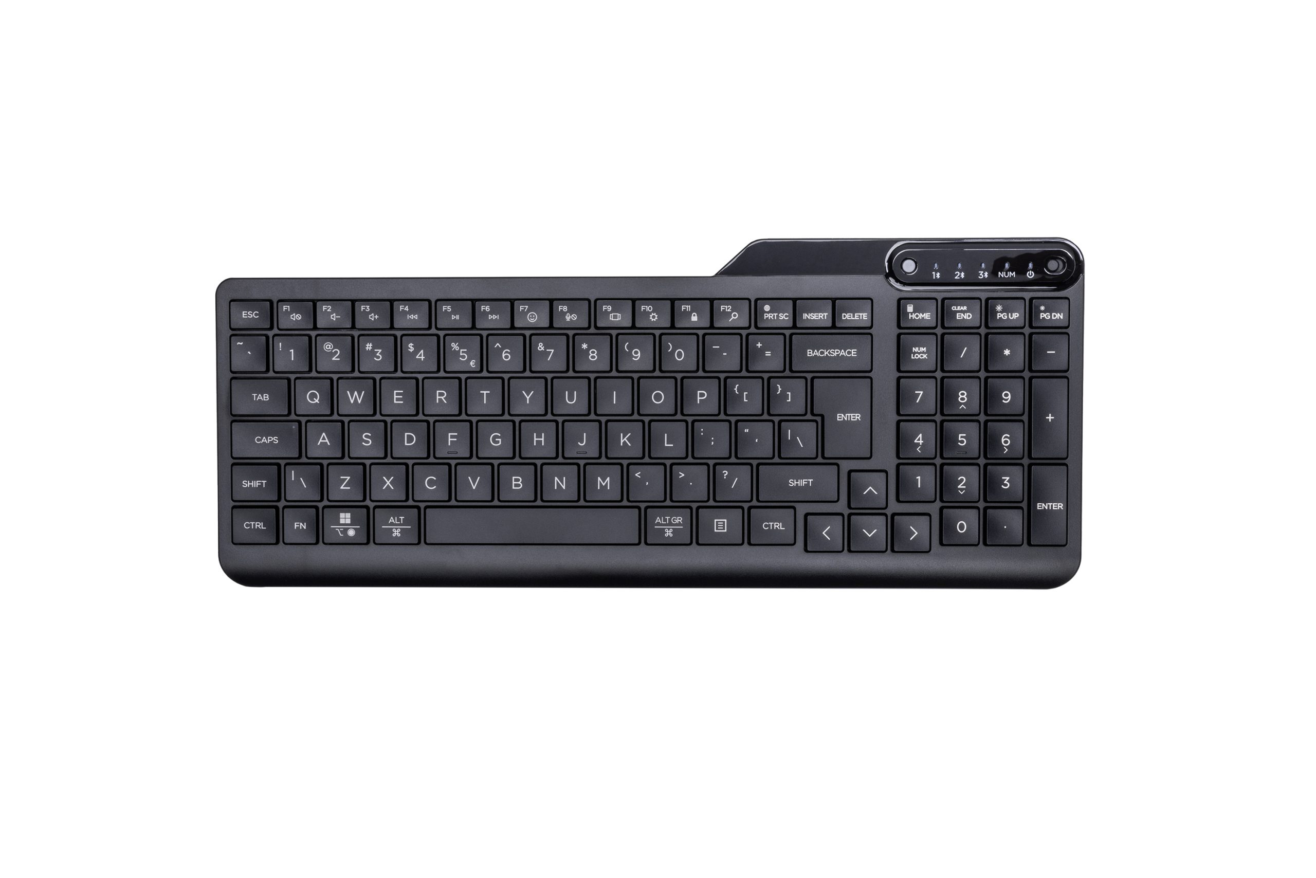 Klawiatura HP 460 Multi-Device Bluetooth Keyboard bezprzewodowa czarna 7N7B8AA