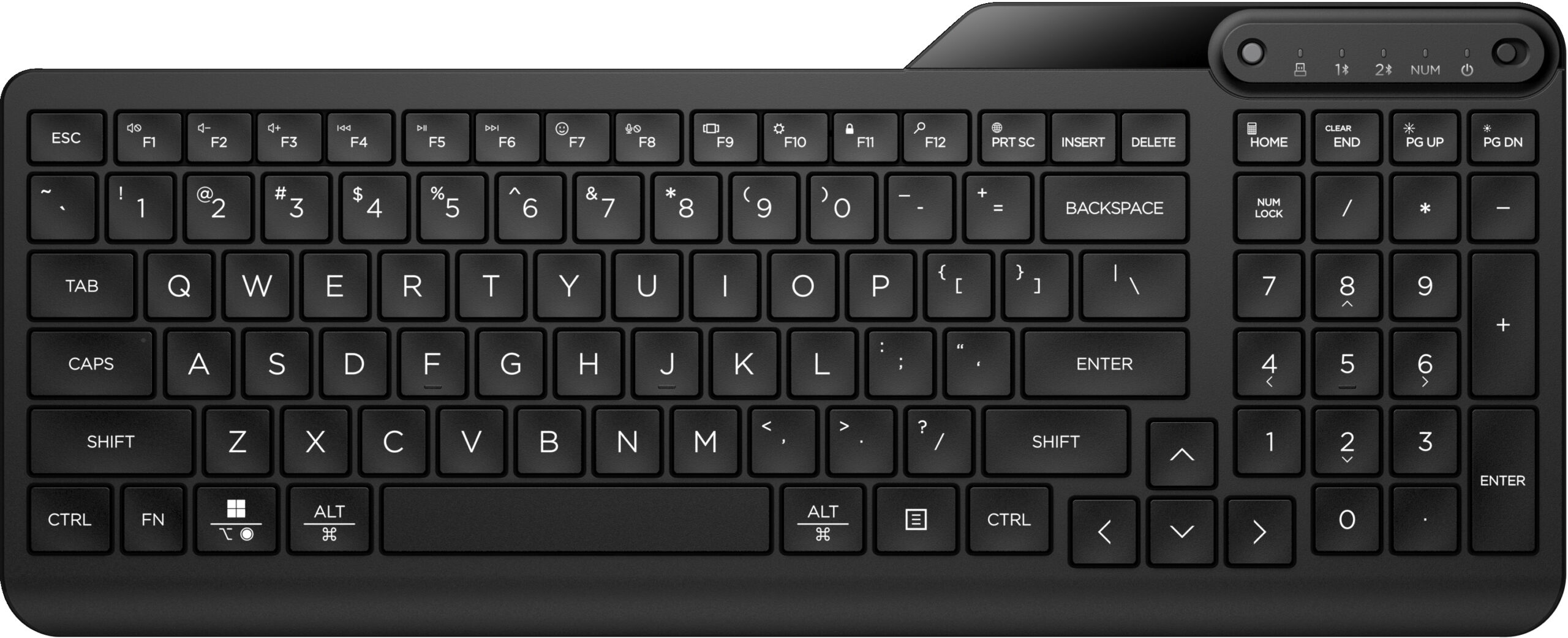 HP Klawiatura Bezprzewodowa 475 Dual Mode - Łączność 2.4 GHz i Bluetooth - obrazek 5