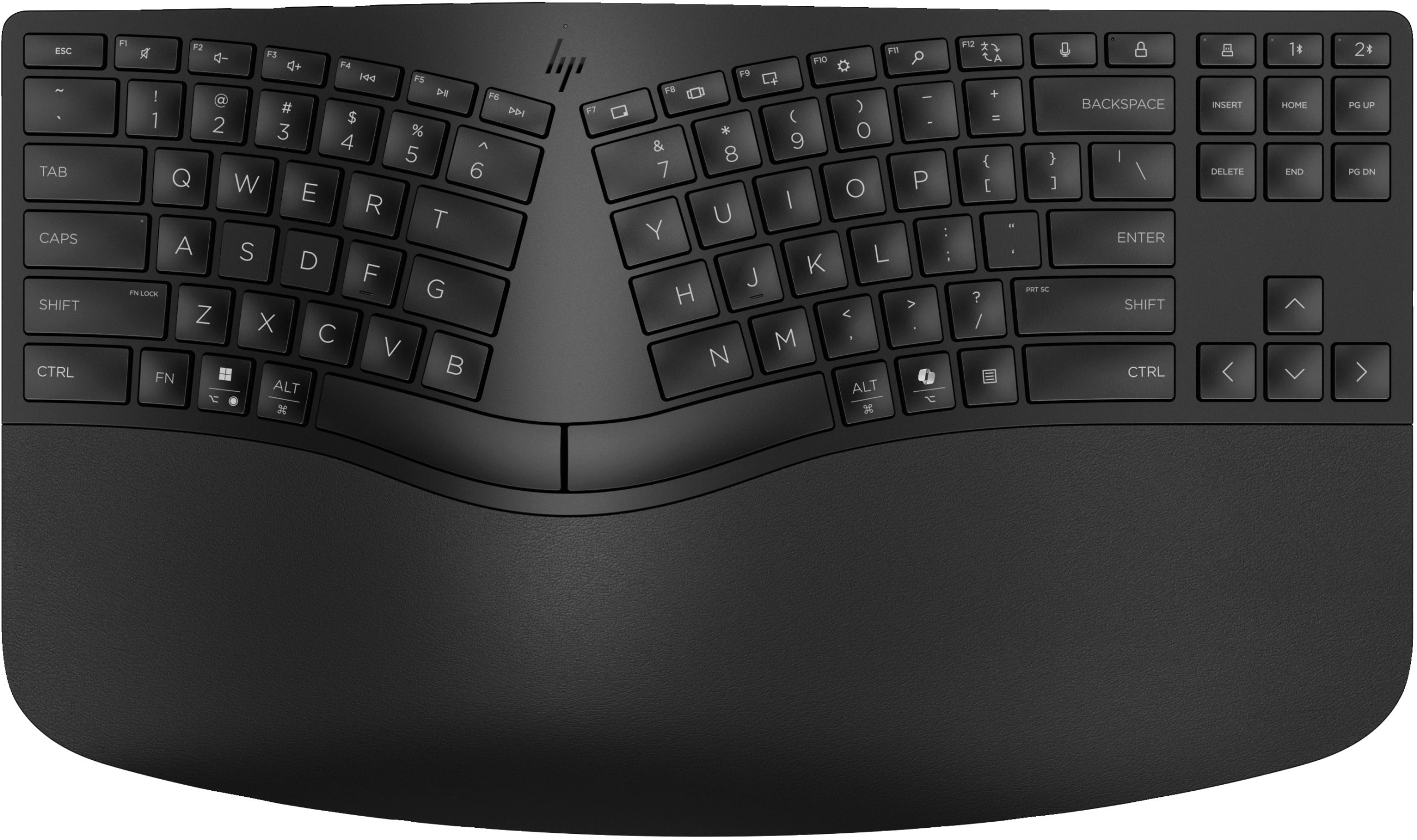 HP Klawiatura Ergonomiczna Bezprzewodowa + Numeryczna 965 7E756AA Czarna