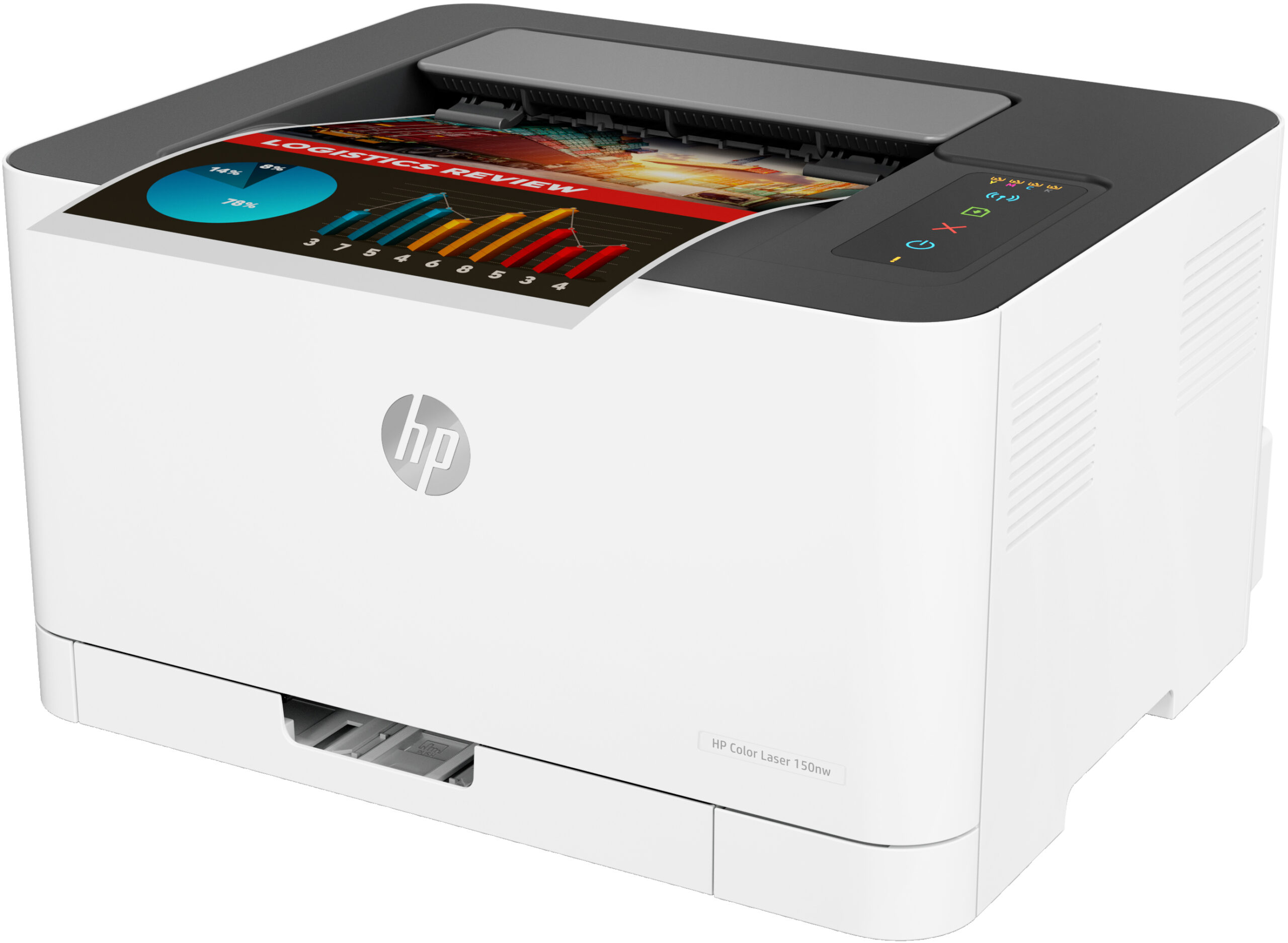 HP Color Laser 150nw LAN USB WiFi Apple AirPrint - obrazek 2