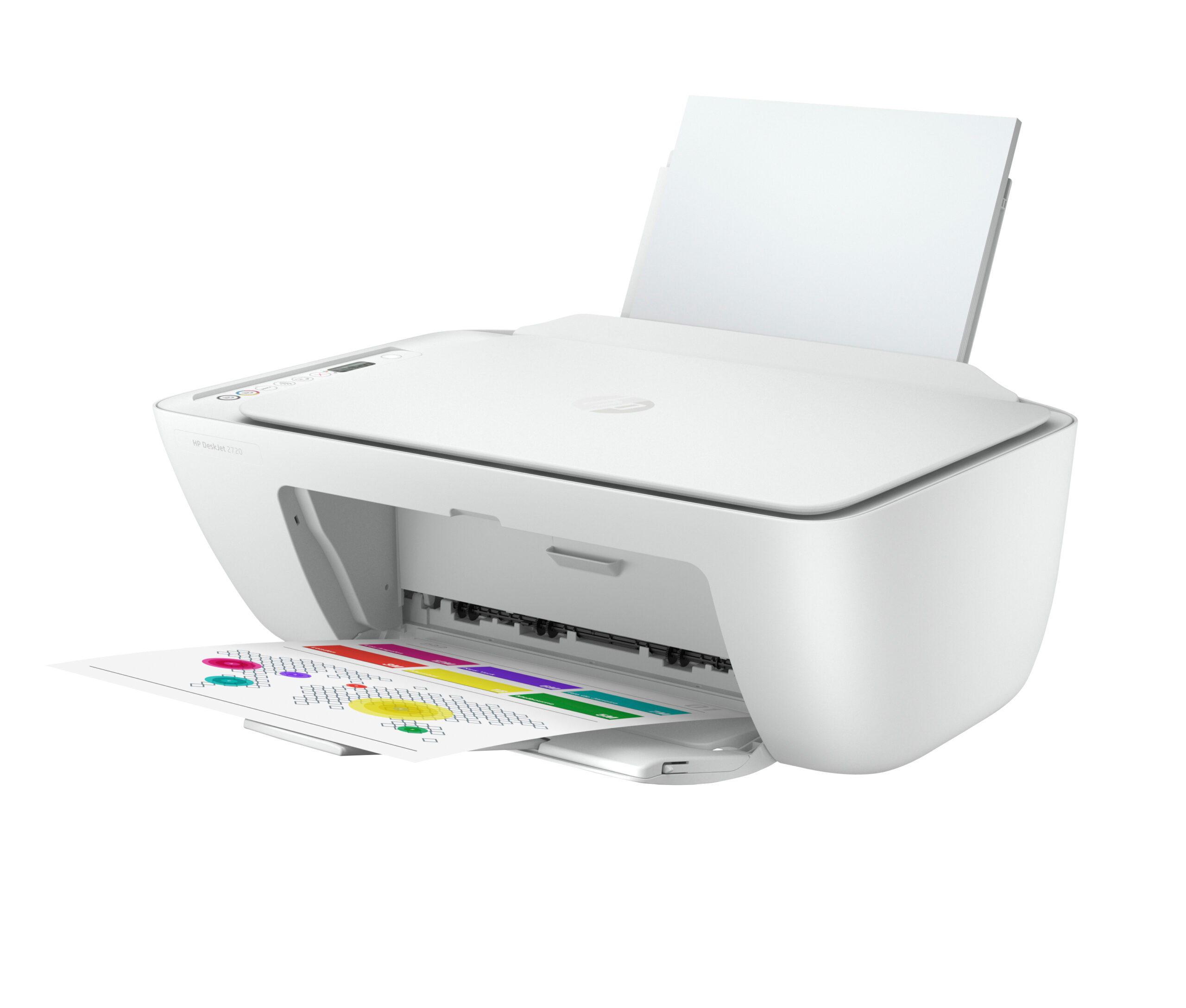 HP DeskJet 2720 Bezprzewodowe All-in-One W kolorze Drukarka, Instant Ink; Kopiarka, skaner - obrazek 2