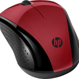 HP Wireless Mouse 220 S Red 220, Ambidextrous, Optical, RF Wireless, 1600 DPI, Black, Red