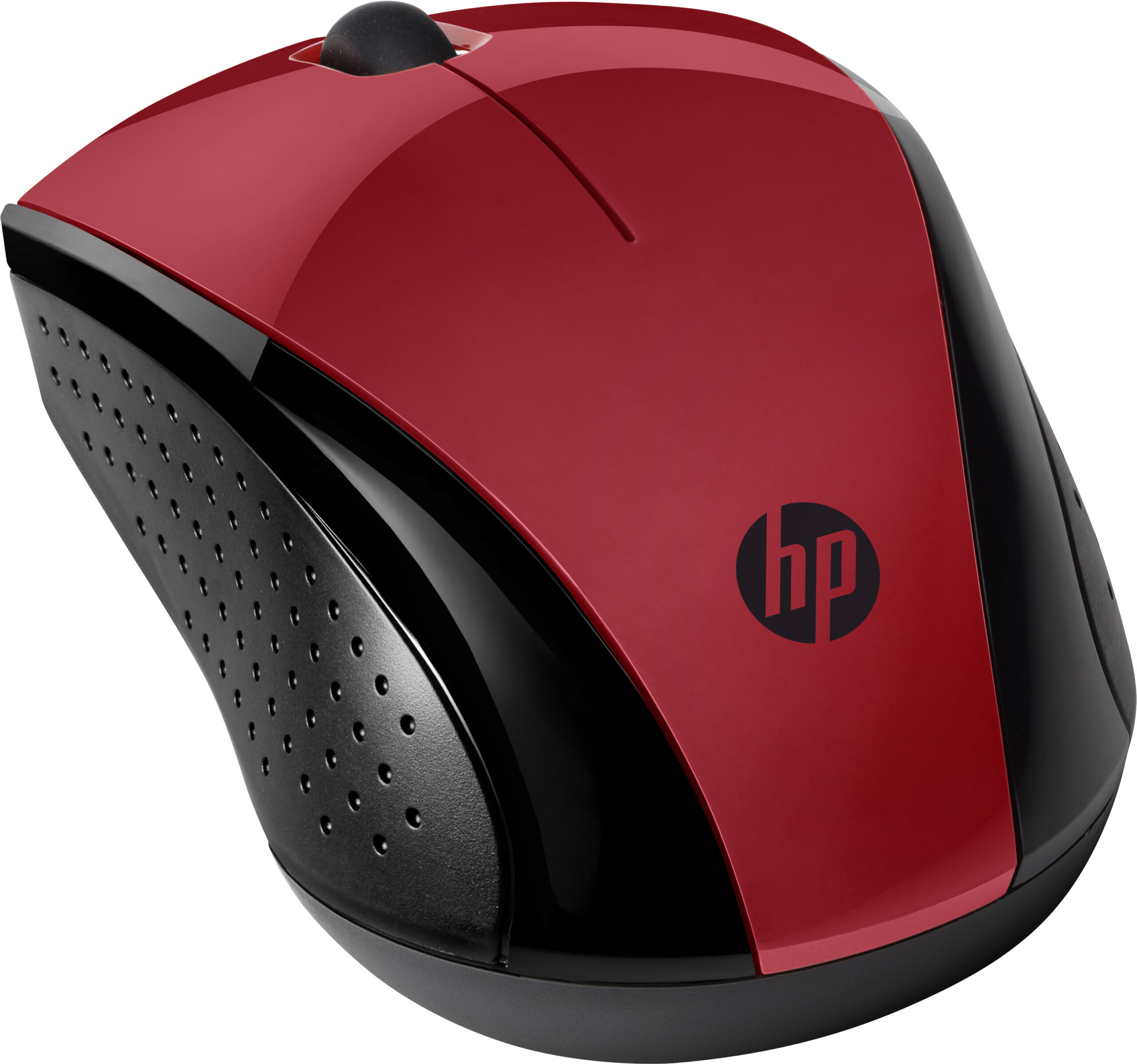 HP Wireless Mouse 220 S Red 220, Ambidextrous, Optical, RF Wireless, 1600 DPI, Black, Red