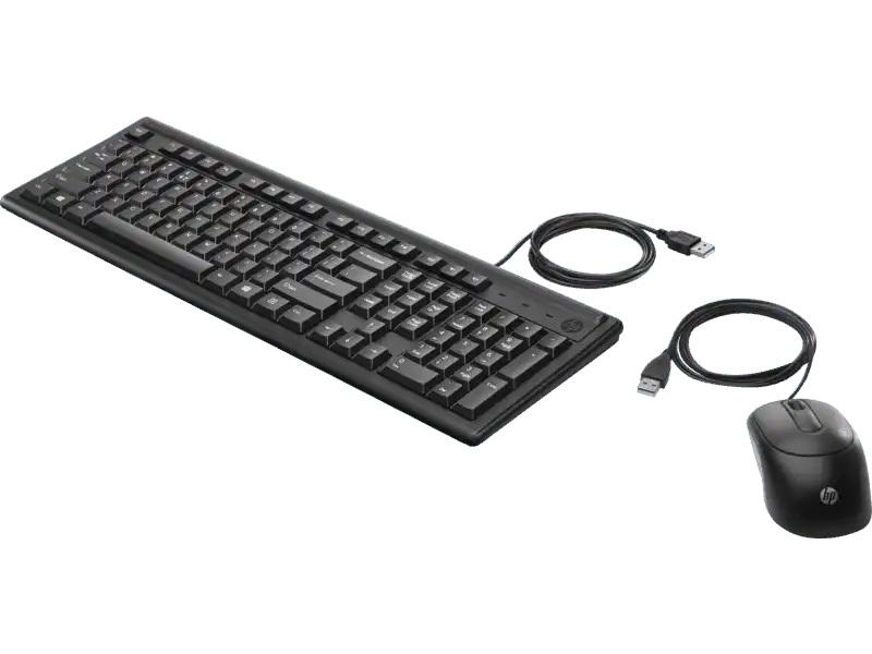 Zestaw przewodowy klawiatura i mysz HP 160 - obrazek 2