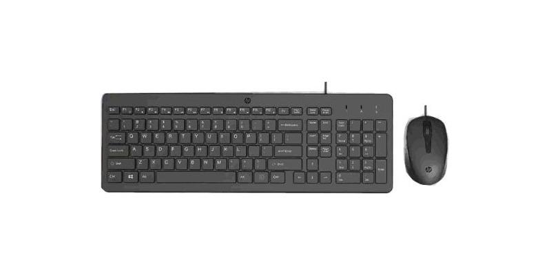 Zestaw klawiatura + mysz HP 150 Wired Mouse and Keyboard (240J7AA) - obrazek 2