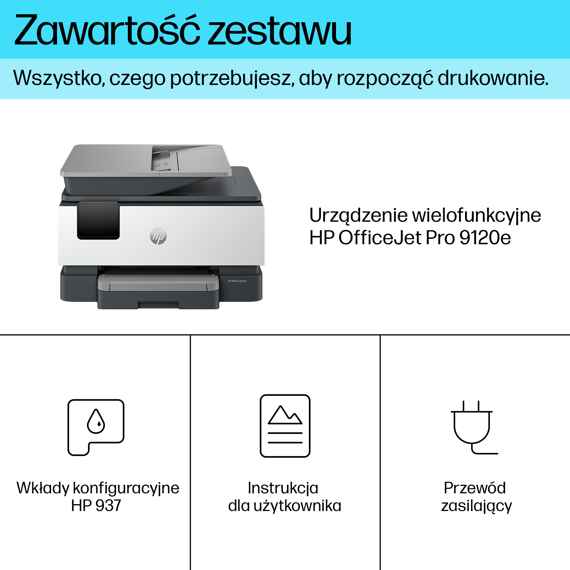 HP OfficeJet Pro 9120e - Bezprzewodowe All-in-One - obrazek 5