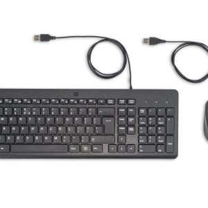 HP 150 Wired Mouse and Keyboard - Przewodowy Zestaw USB-A