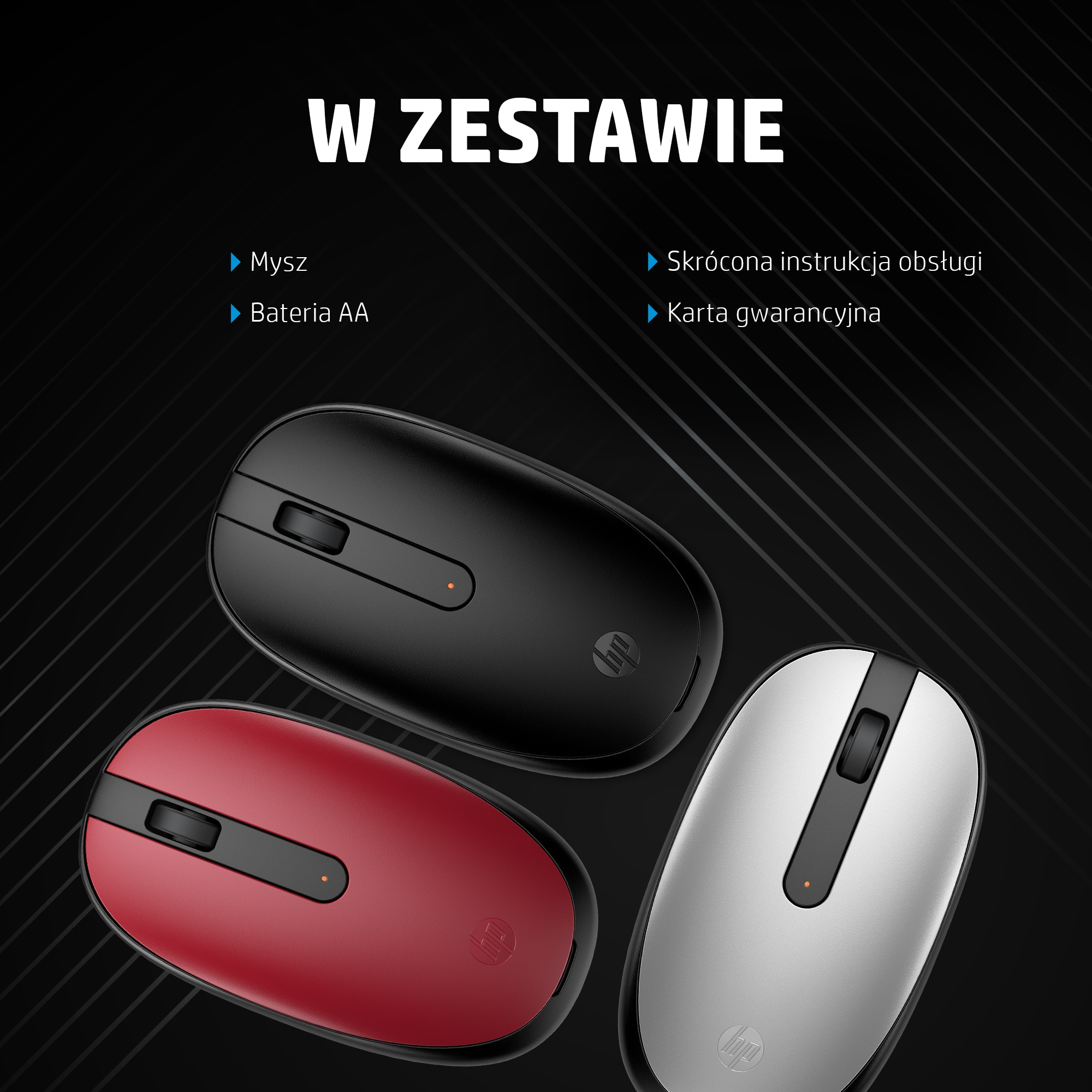 HP 240 LWH Bluetooth Mouse EMEA-INTL English Loc-Euro plug - obrazek 5