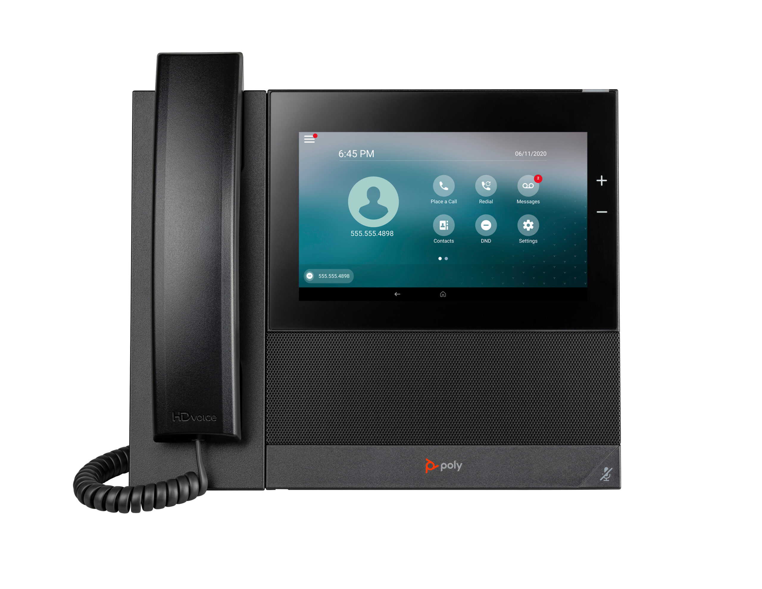 HP Poly Biznesowy telefon multimedialny Poly CCX 600 z obsługą Open SIP i PoE