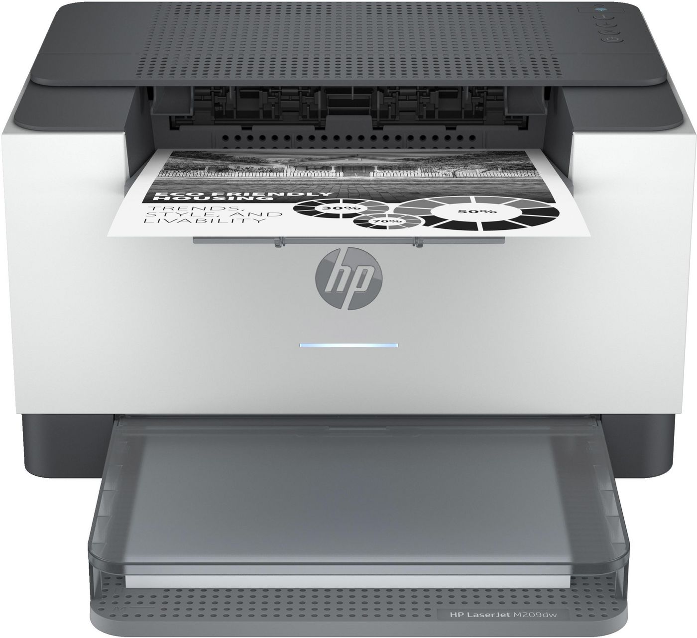 HP LaserJet M209dw - Monochromatyczna drukarka laserowa z duplexem i Wi-Fi