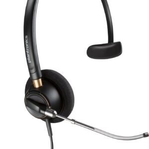 Poly EncorePro 510V Monaural Headset VoiceTube +Quick Disconnect EMEA - INTL English Loc  Euro plug
