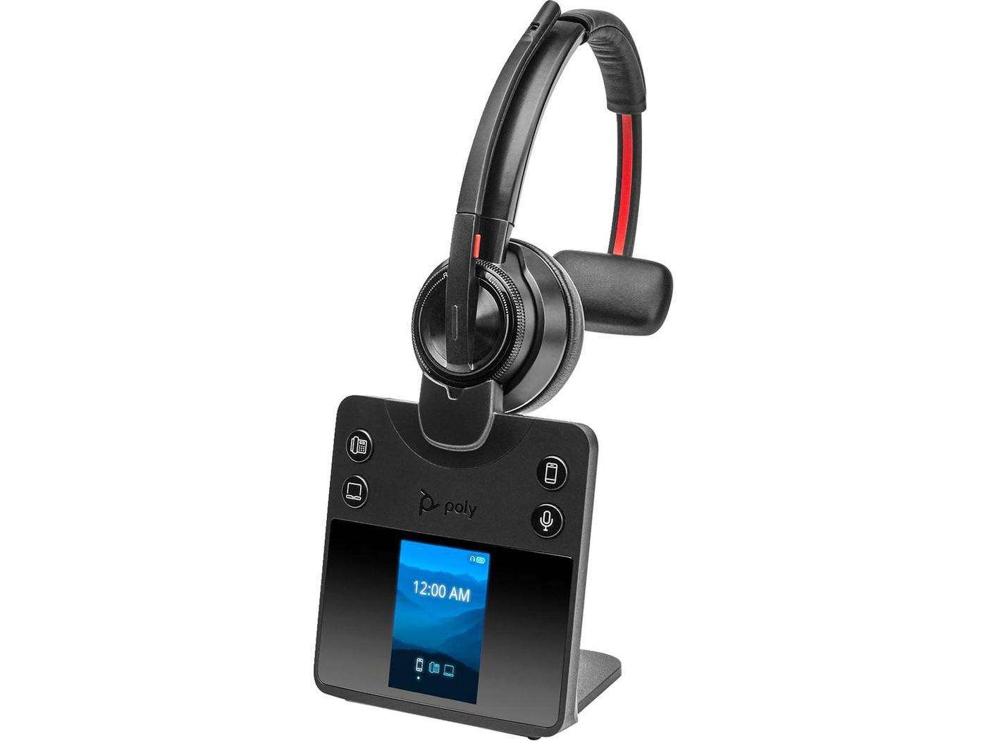Poly Savi 8410 Office Monaural DECT 1880-1900 MHz Headset EMEA - INTL English Loc Euro plug