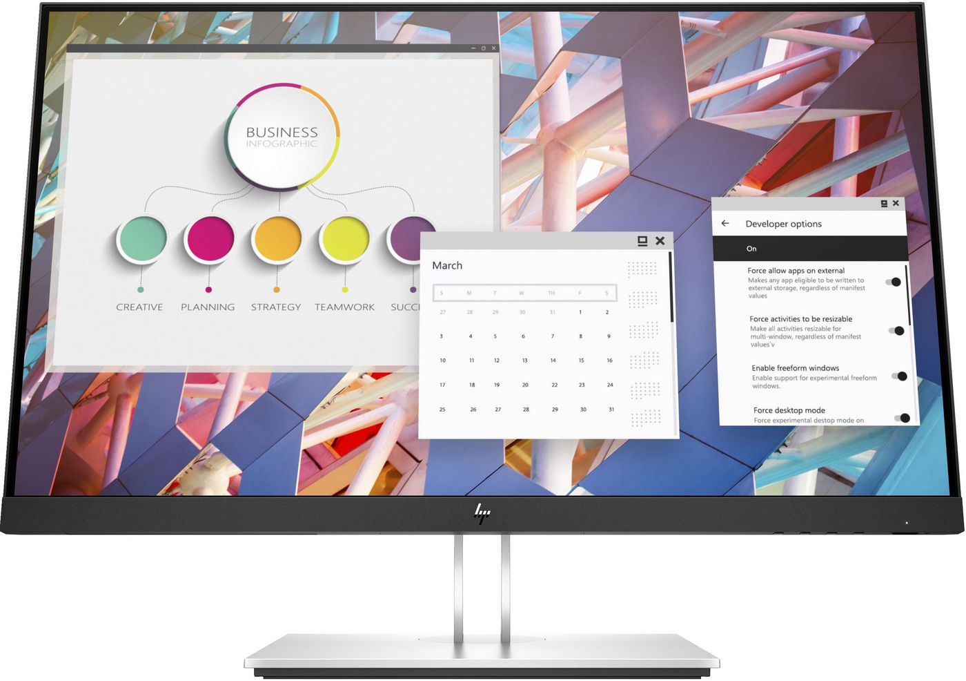 Monitor HP E24 G4 (23,8″, 1920 × 1080, IPS, 60 Hz) – wersja ABB (Europa)
