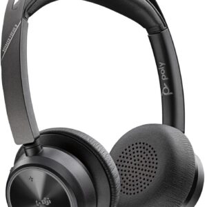 HP POLY Voyager Focus 2  Microsoft Teams Certified  USB-C-C Headset +USB-C/A Adapter