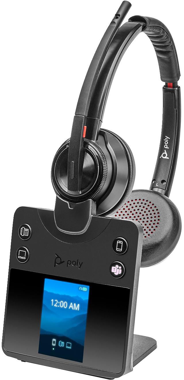 HP POLY Savi 8420 Office Stereo Microsoft Teams Certified DECT 1880-1900 MHz Headset