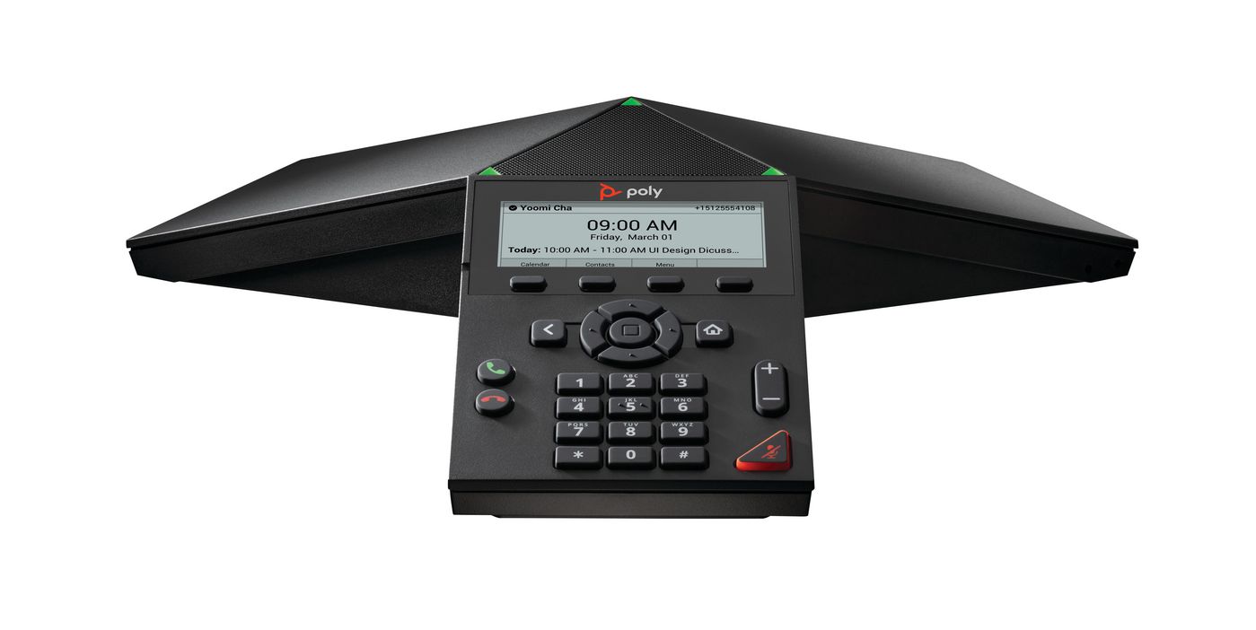 Poly Trio 8300 IP Conference Phone and PoE-enabled