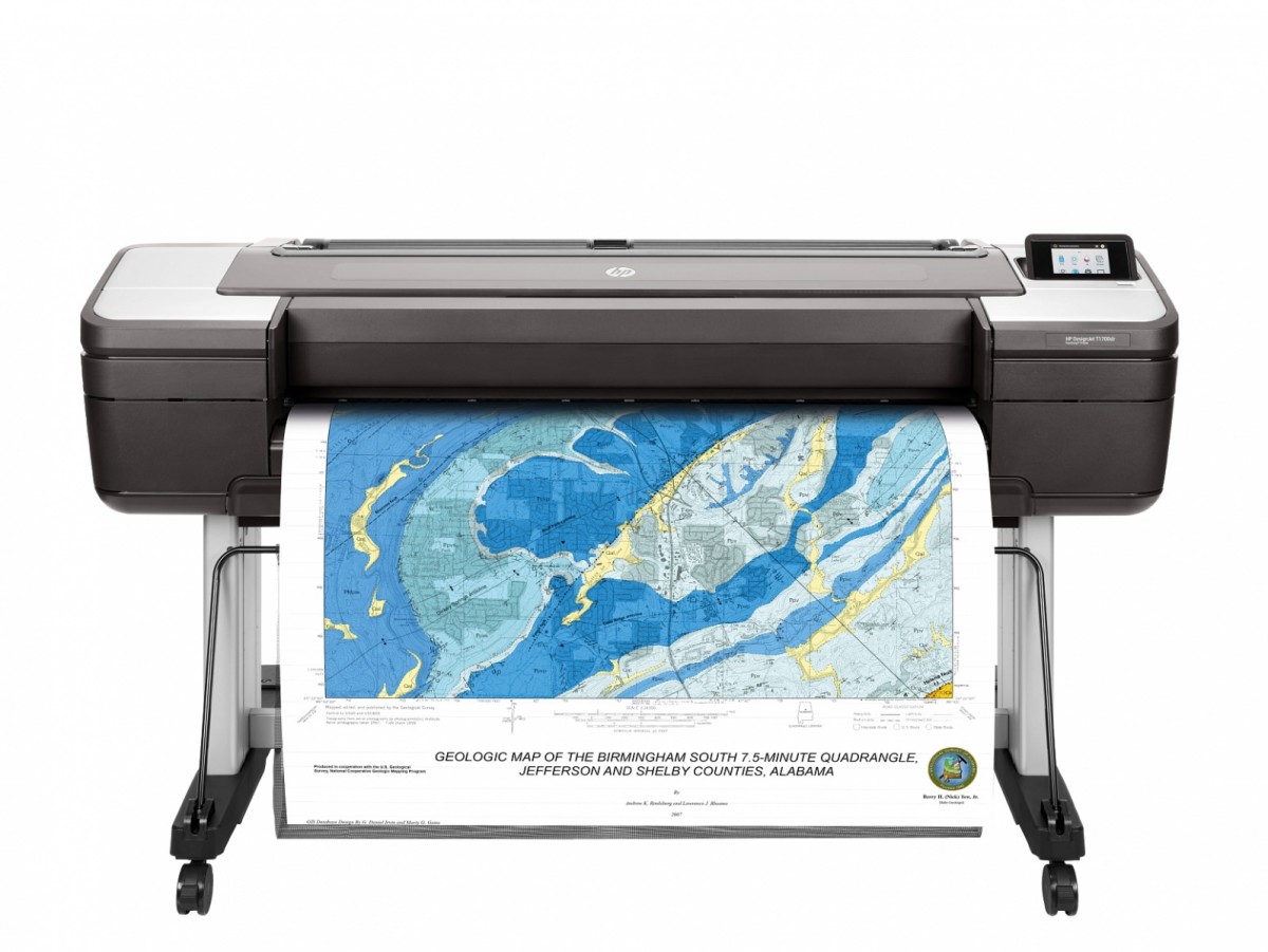 Drukarka wielkoformatowa HP DesignJet T1700dr PostScript (druk kolorowy, rolka 44″) - obrazek 3