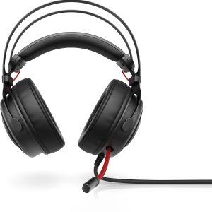 HP Omen 800 Zestaw słuchawkowy Przewodowa Opaska na głowę Gaming Czarny, Czerwony