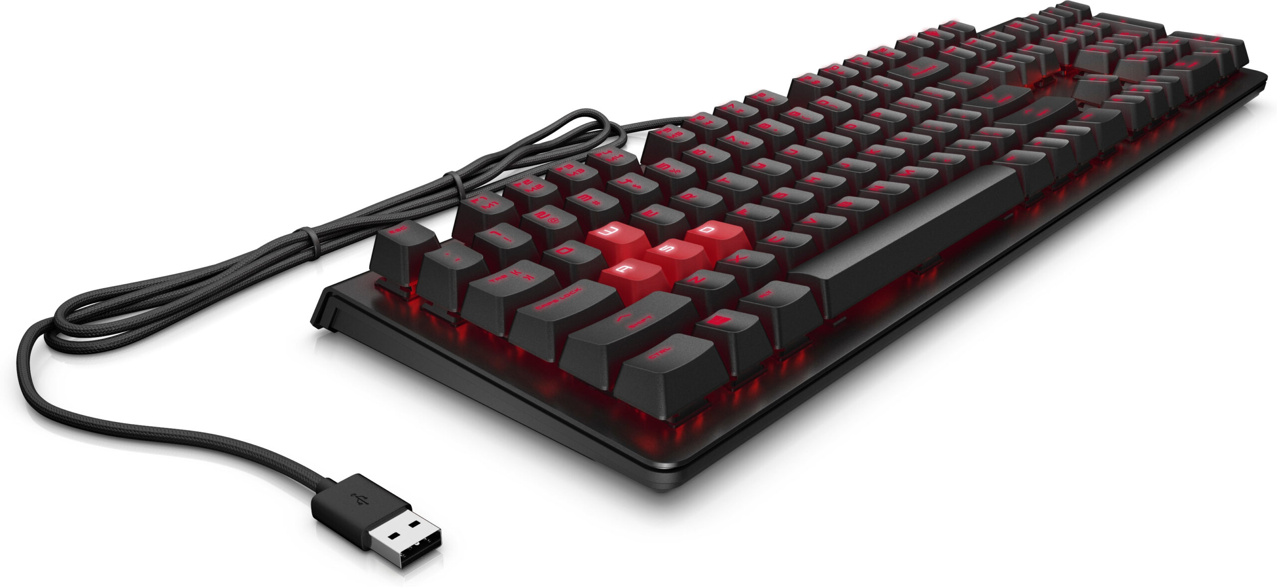 HP Klawiatura OMEN Encoder Cherry MX Red 6YW76AA (P) - obrazek 3