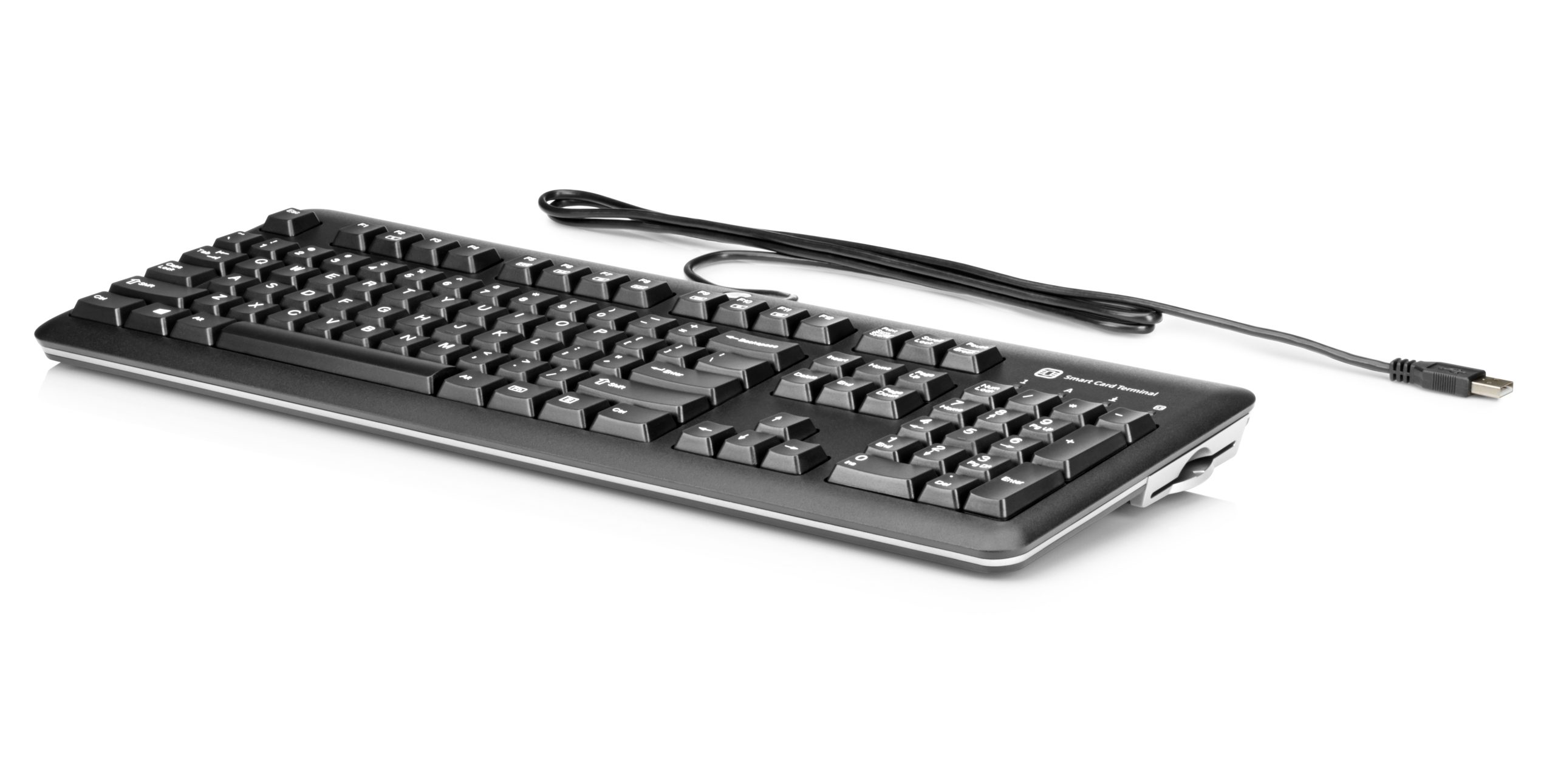 HP INC Klawiatura HP USB SmartCard CCID Keyboard US Int