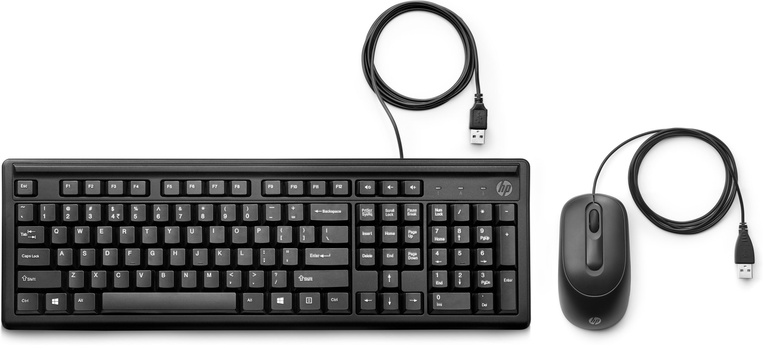 HP Przewodowa klawiatura i mysz 160