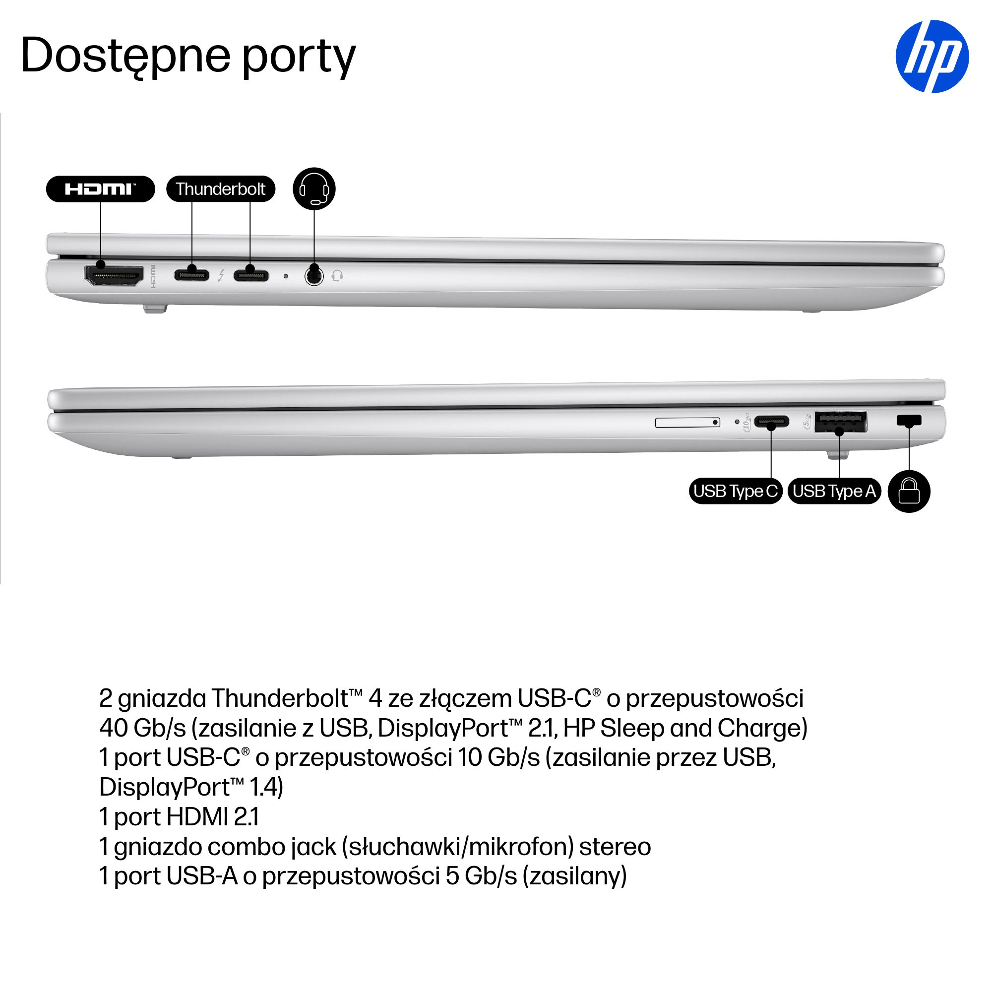 HP EliteBook X G1i 14 AG 2.5K - Intel Core Ultra 7 - obrazek 5