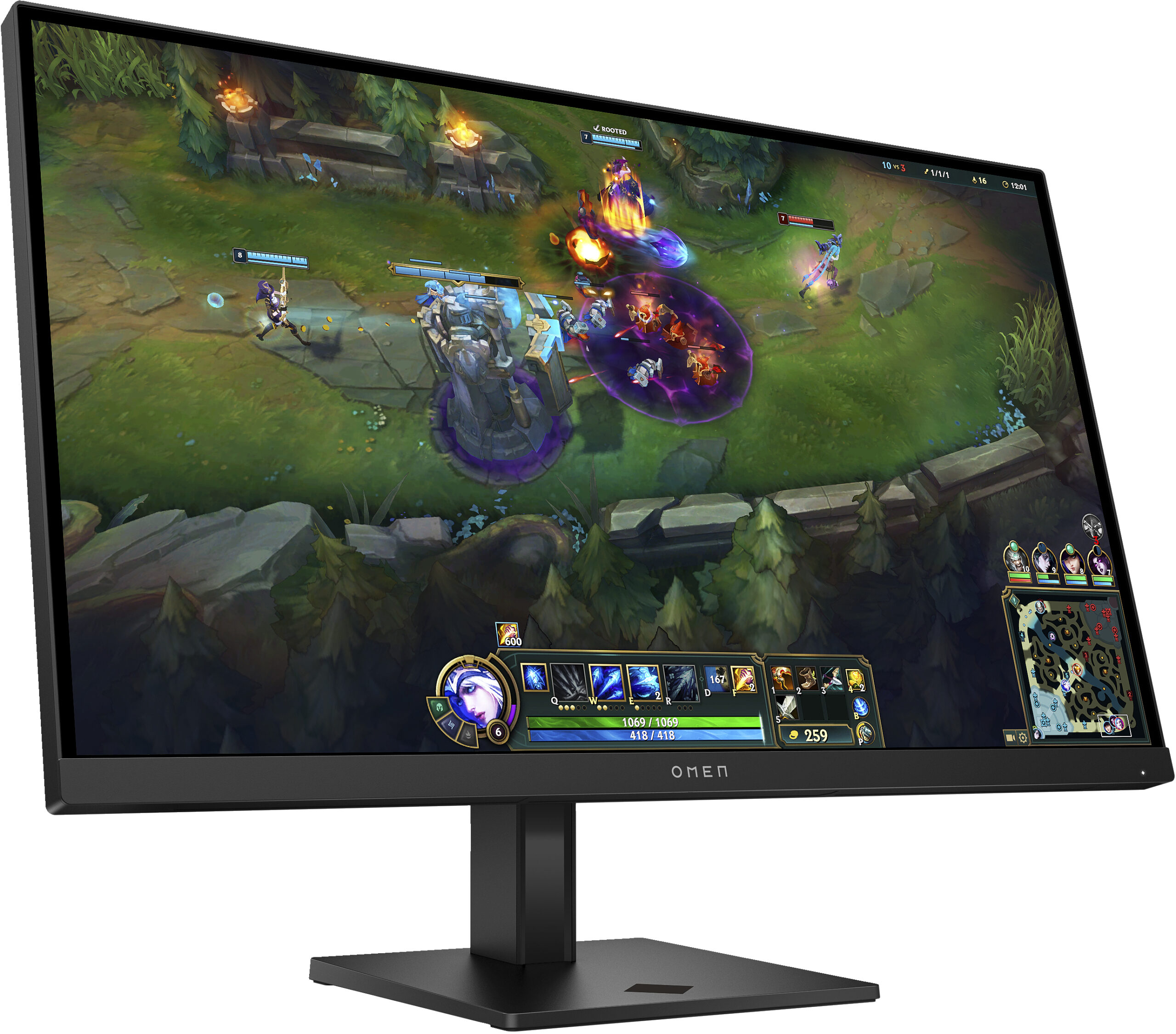 HP OMEN AV4K1E9#ABB monitor komputerowy 68,6 cm (27") 1920 x 1080 px Full HD LCD Czarny - obrazek 2