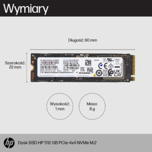 HP 512GB PCIe-4x4 NVMe M.2 SSD PCI Express 4.0