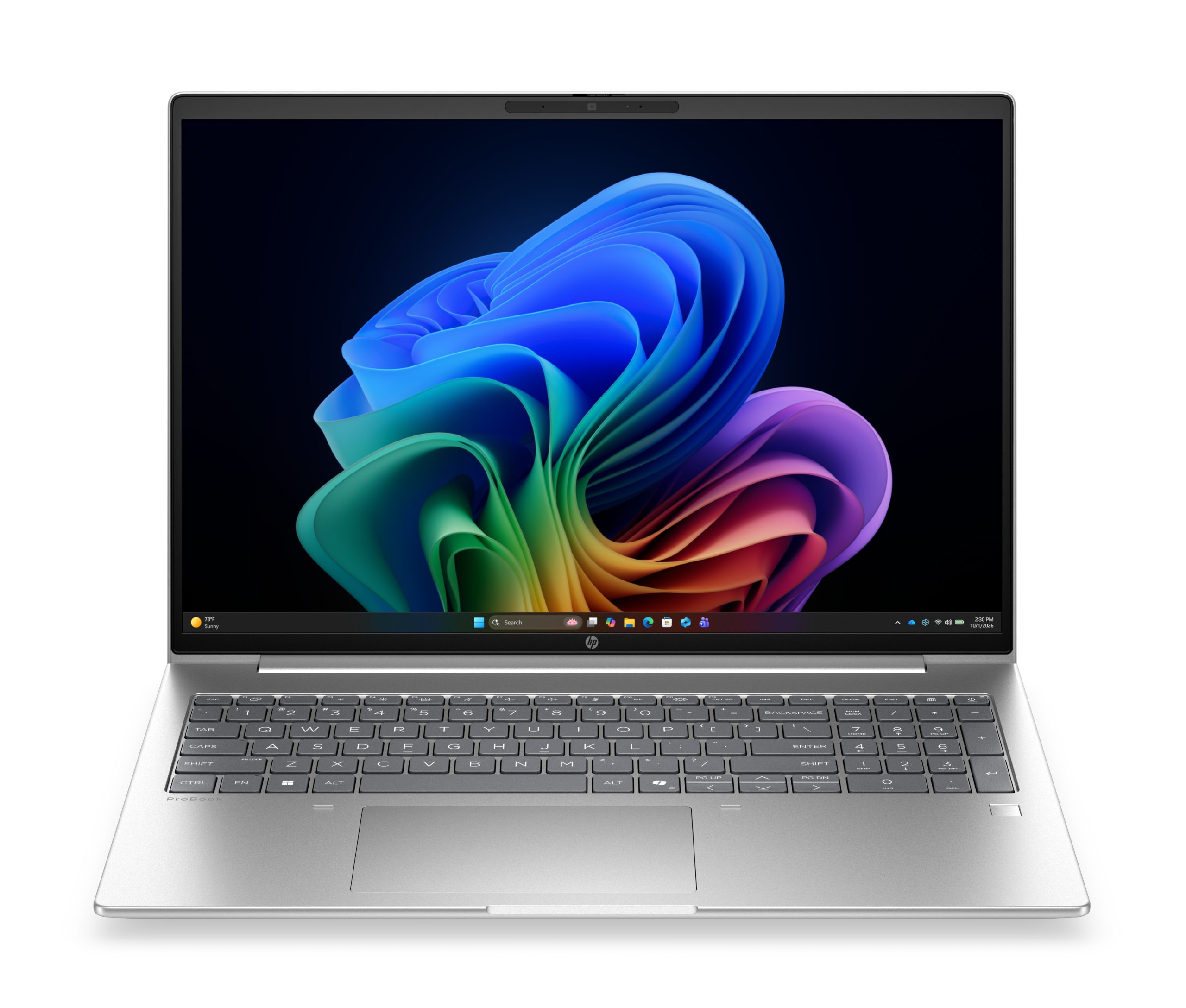 HP E55YWET notebook/laptop 40,6 cm (16") WUXGA 16 GB DDR5-SDRAM 512 GB SSD Wi-Fi 7 (802.11be) Windows 11 Pro AI PC Srebrny