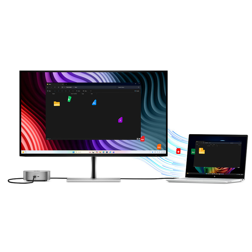 HP E6MH9EA komputer osobisty/workstation Copilot+ PC 386H 32 GB LPDDR5x-SDRAM 1 TB SSD Windows 11 Home Mini PC - obrazek 3