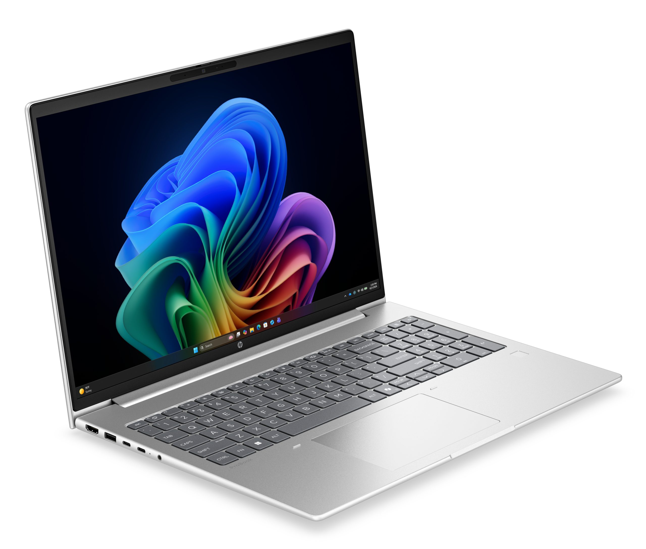 HP E55YWET notebook/laptop 40,6 cm (16") WUXGA 16 GB DDR5-SDRAM 512 GB SSD Wi-Fi 7 (802.11be) Windows 11 Pro AI PC Srebrny - obrazek 2